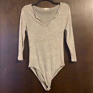 V neck body suit